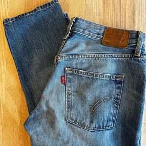 100% Cotton Levi's 501 Women's Low Rise Blue Jeans